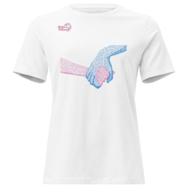 DONATE & GET - ‘Broken To Brave’ Women's Relaxed T-Shirt - Rachel’s Story Gallery
